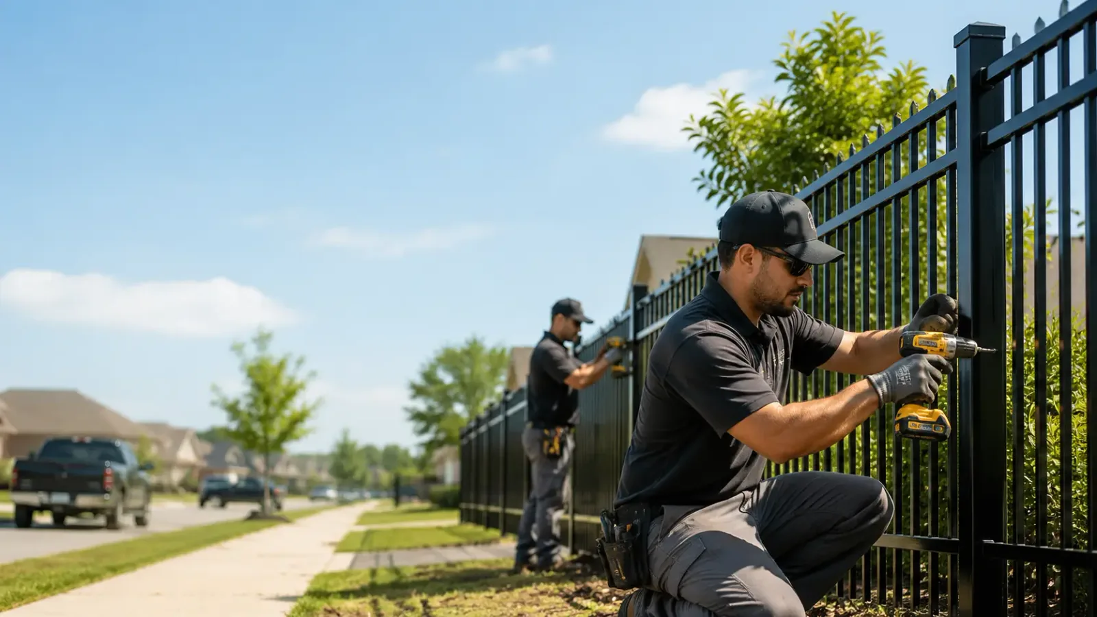 Metal Fence Installation in Belleville, MI